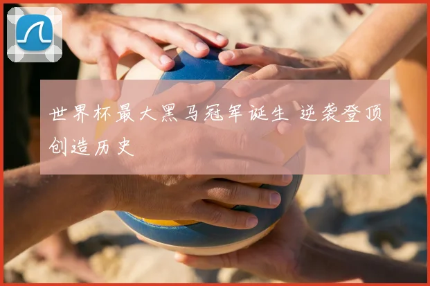 世界杯最大黑马冠军诞生 逆袭登顶创造历史